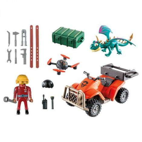 Playmobil Dragons Vehicul Icaris & Phil - imagine 4