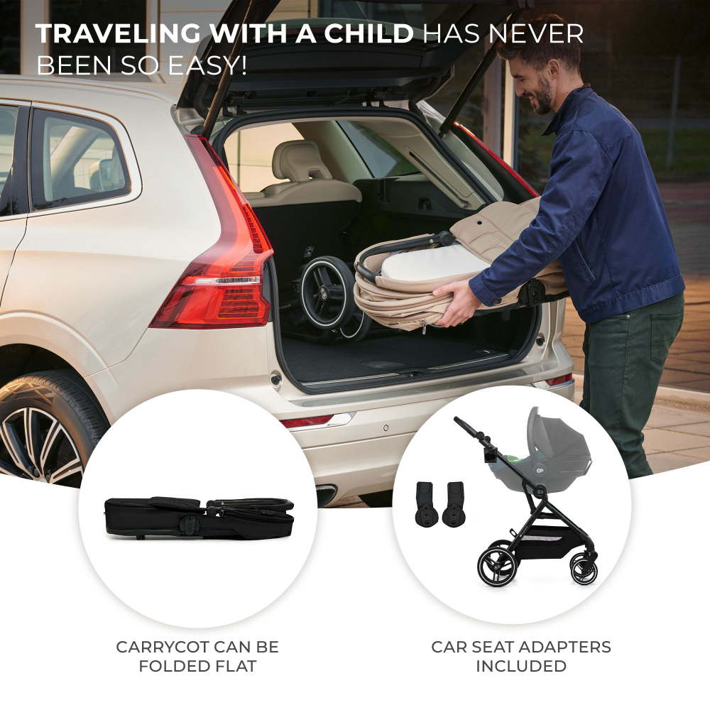 Kinderkraft Yoxi 3in1 Carucior Aluminiu 0-22kg - imagine 3