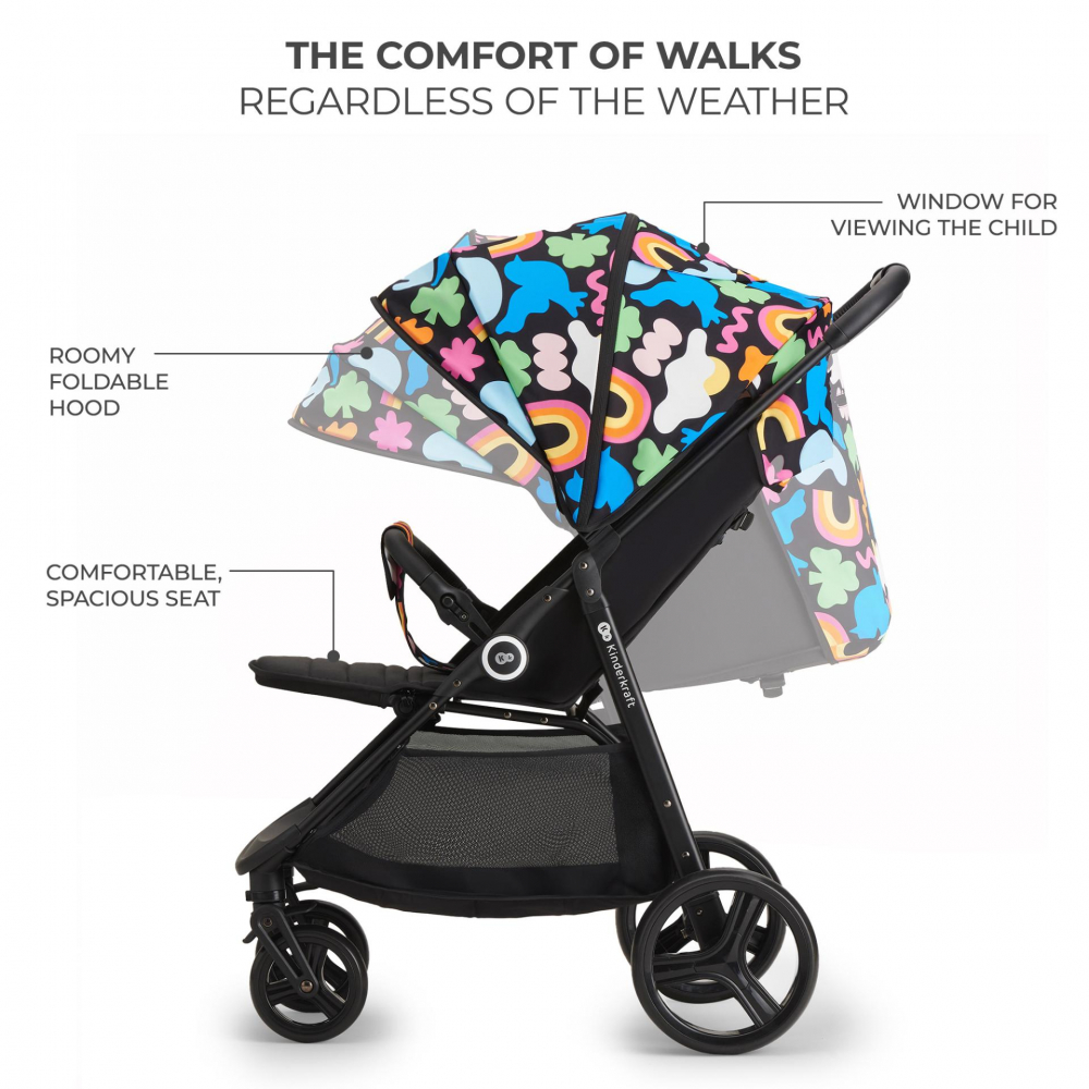 Kinderkraft Grande Plus - Carucior oras 0-22kg - imagine 5