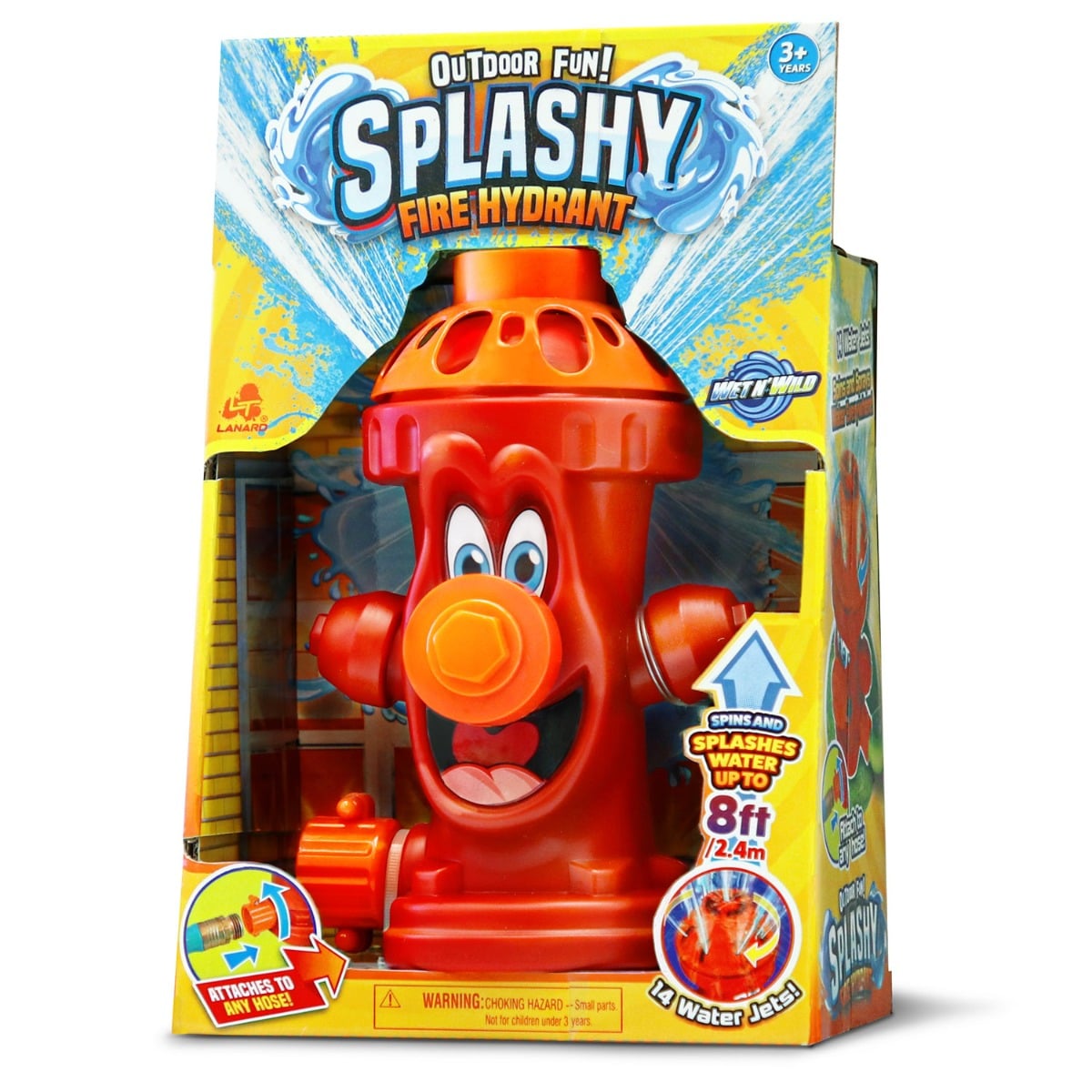 Jucărie Apă Lanard Splashy Fire Hydrant Roșu
