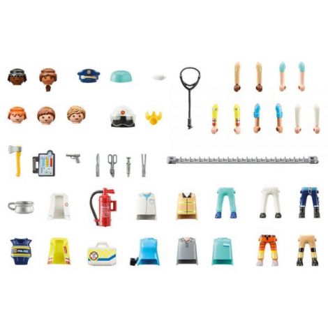 Playmobil Creeaza Figurina Echipa Salvare, Personalizabila - imagine 4