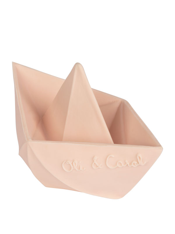 Barca Origami Nude | Jucărie Baie Naturală Oli&carol - imagine 2