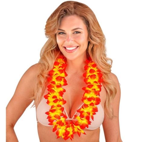 Ghirlanda Hawaii Portocalii Widmann - Decor Petrecere - imagine 2