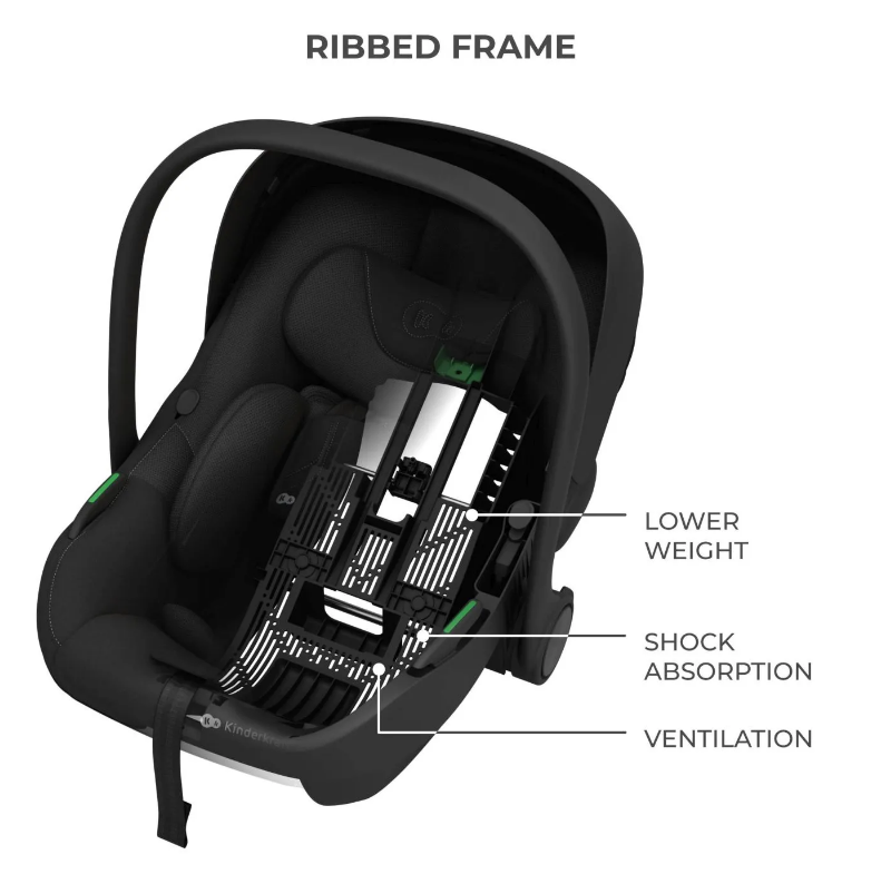 Kinderkraft I-Lite Black - Siguranță I-Size - imagine 5