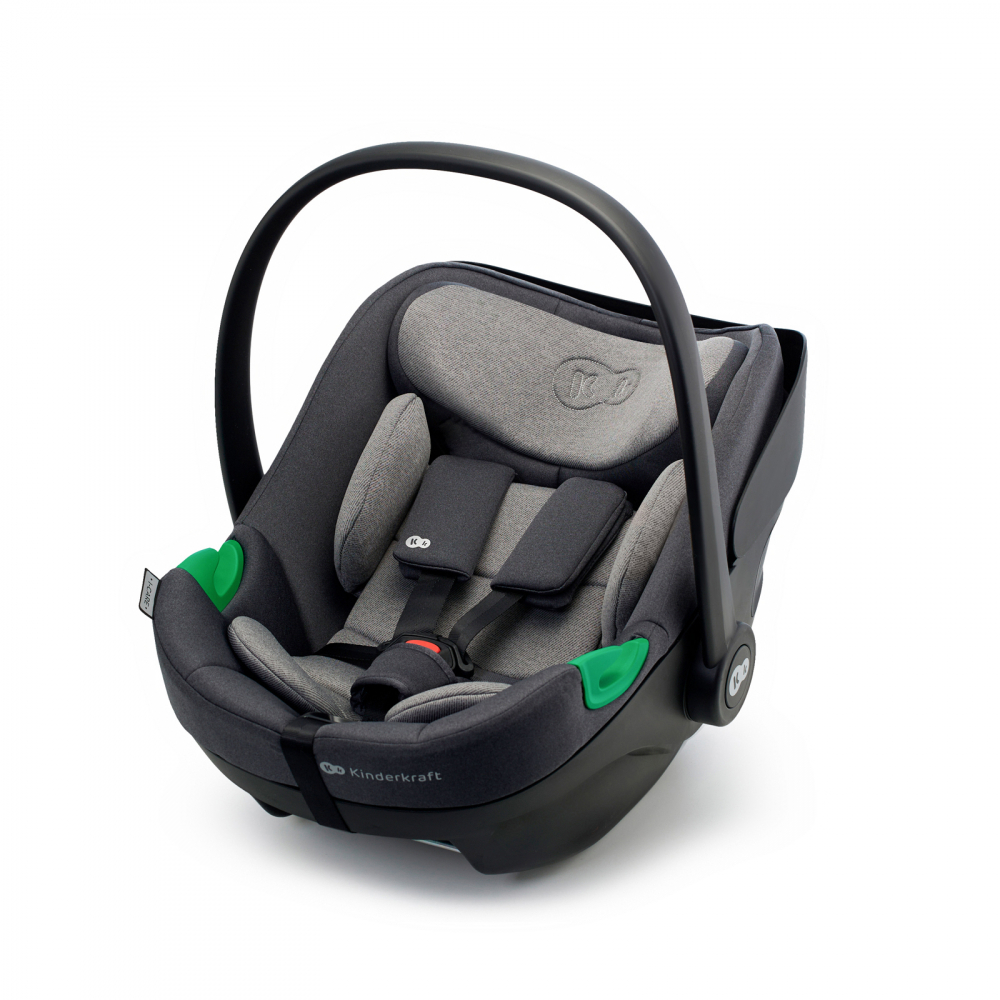Scoica Kinderkraft i-Size RWF Cool Grey - Siguranță maximă - imagine 2