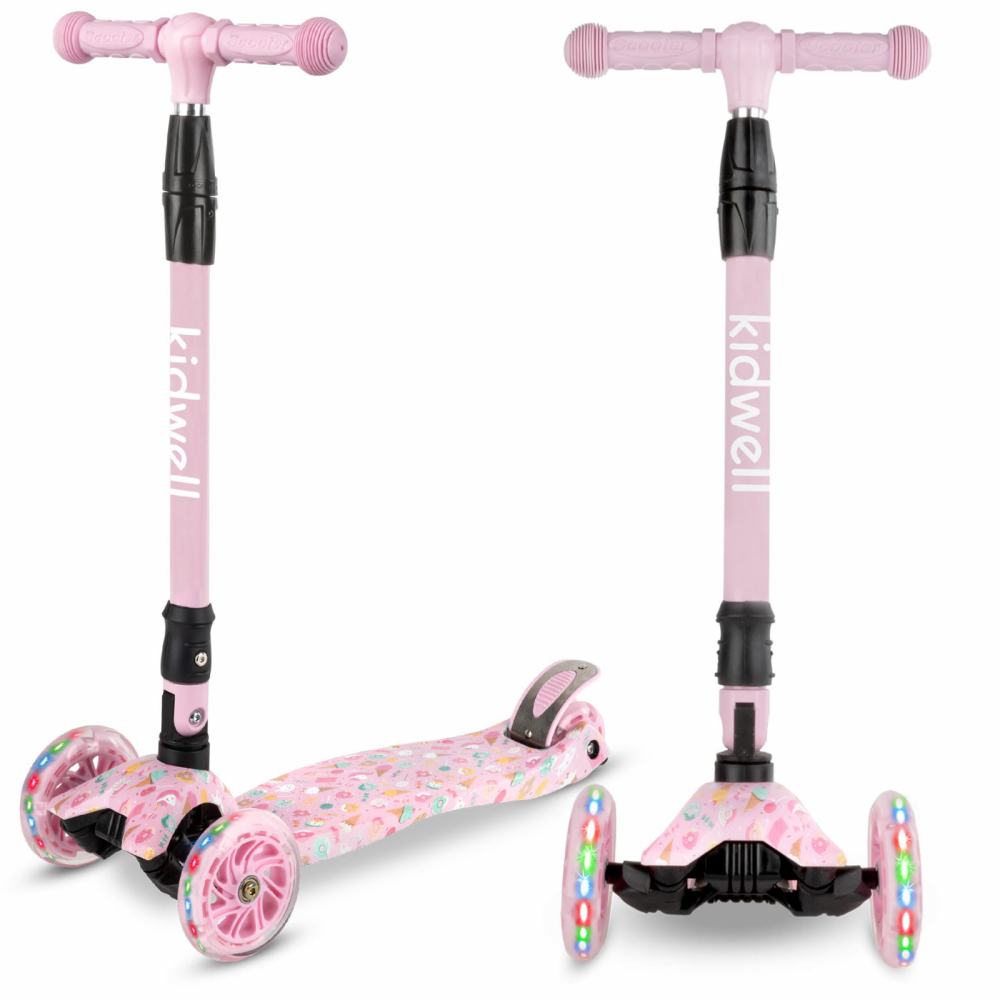 Kidwell Vento Candy - Trotinetă cu LED pliabilă - imagine 6