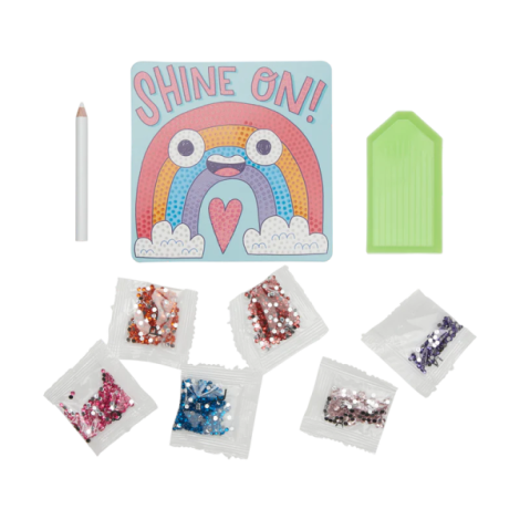 Ooly Mini Atelier DIY Diamante Rad Rainbow - imagine 2