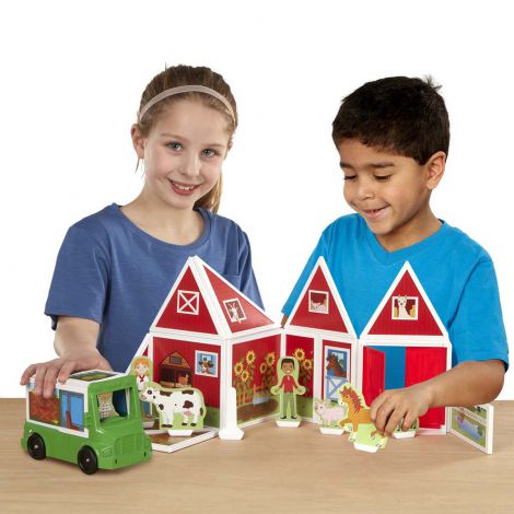 Set Magnetic La Ferma Melissa & Doug, 102 Piese - imagine 8