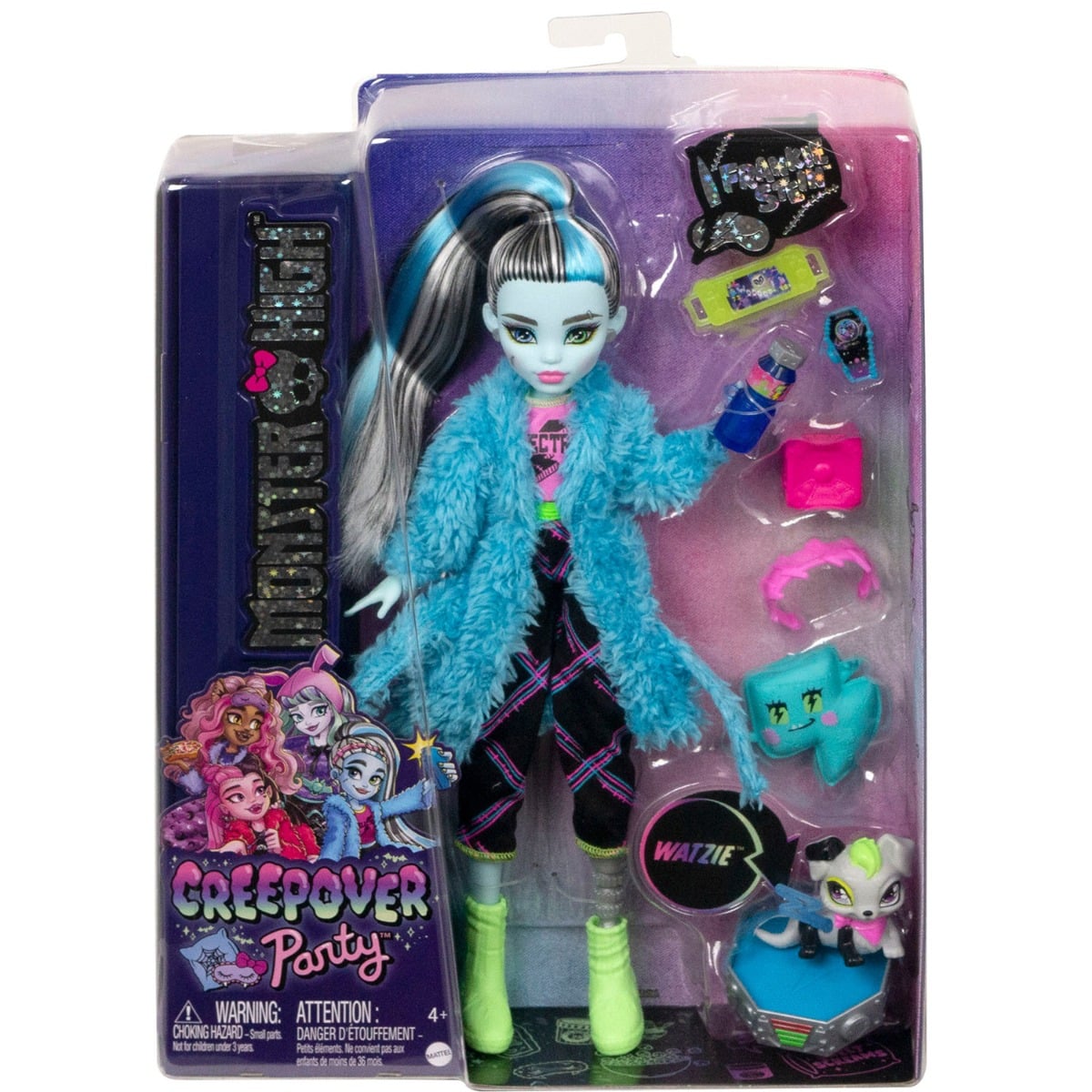 Păpușă Frankie Monster High Creepover Party