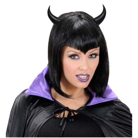 Coarne Drăcușor Negre Widmann Italia | Accesorii Halloween