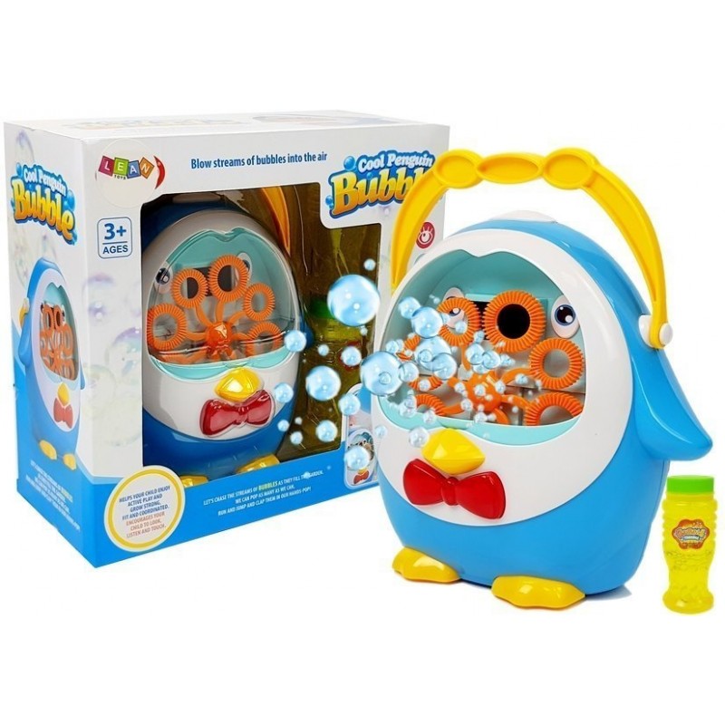 Masina Baloane Sapun Pinguin LeanToys