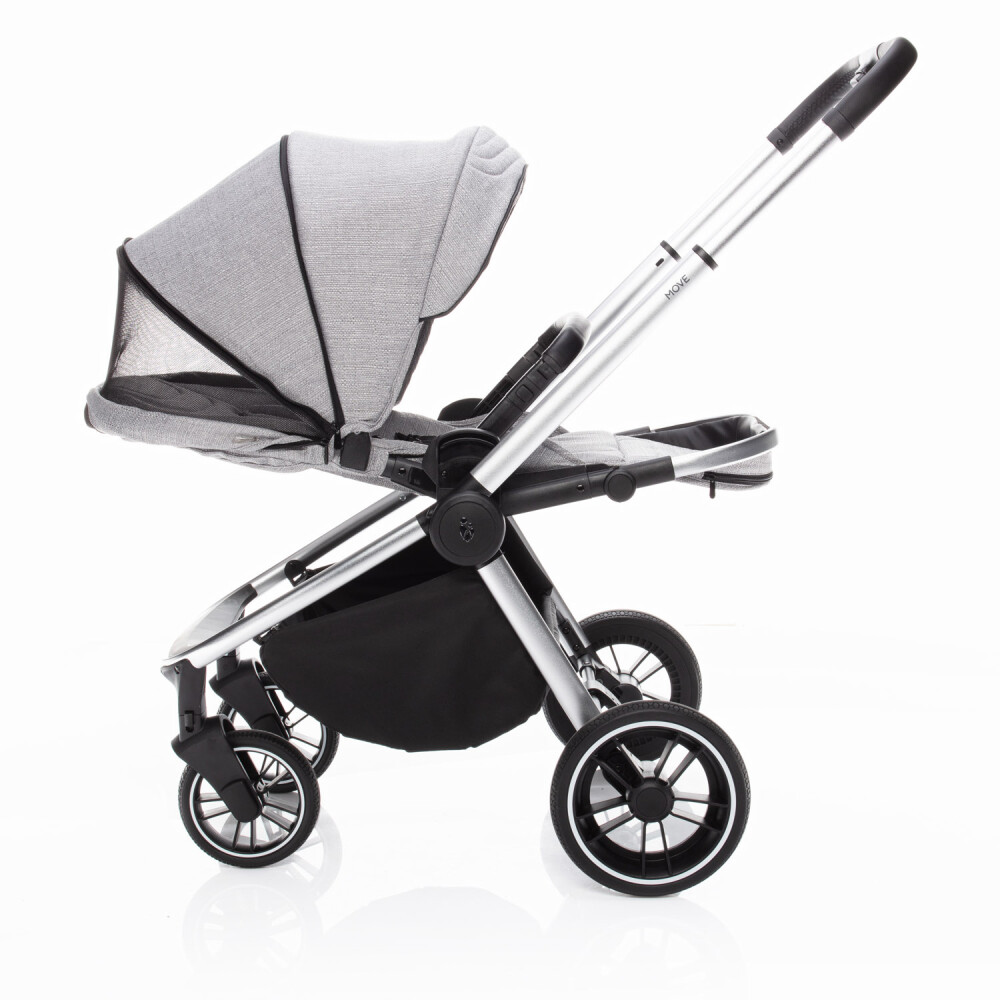 Carucior Zopa Move Silver Grey, Reversibil și Pliabil - imagine 2