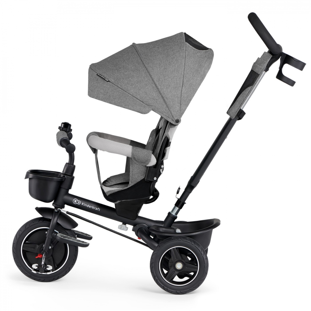 Tricicleta Kinderkraft Spinstep 5 in 1 Grey - imagine 12