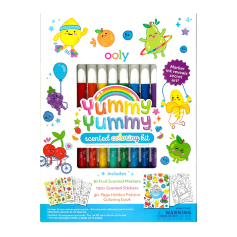 Set Colorat Parfumat Ooly Yummy Yummy 3in1 - imagine 2