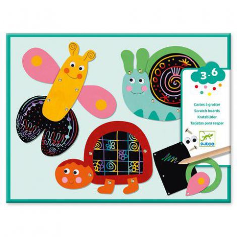Djeco Set Razuit Animale Amuzante | Creativ 3-6 Ani