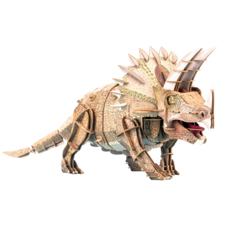 Puzzle 3D TRICERATOPS Deluxe Mieredu - Educativ - imagine 3