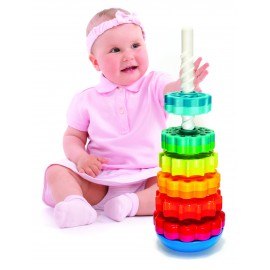 Piramida cu Rotite Fat Brain Toys - imagine 10
