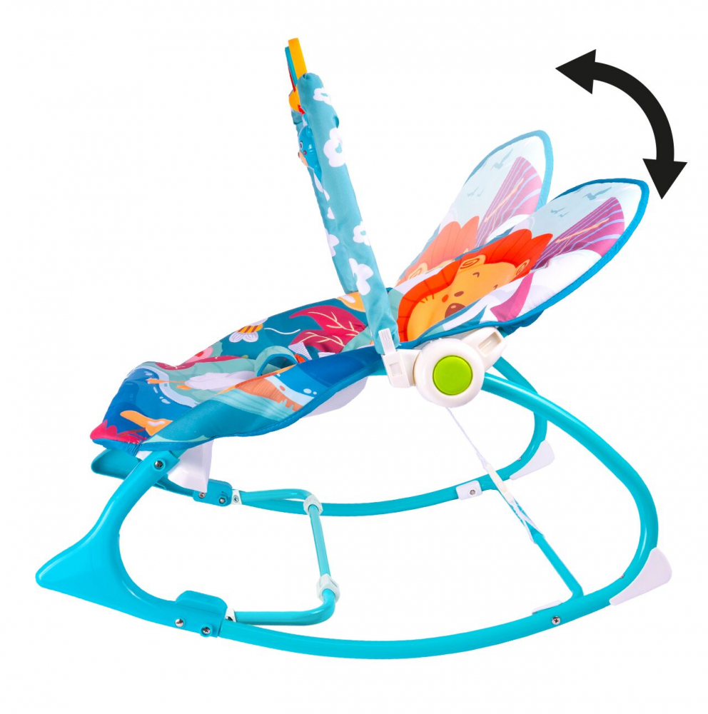Balansoar MalPlay Blue Lion cu Sunete și Vibrații - imagine 10