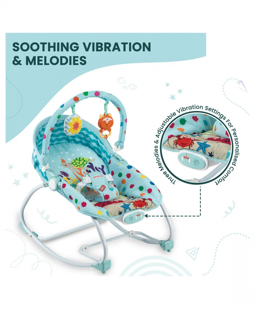 Scaunel balansoar Malplay pentru confortul bebelusului - imagine 3