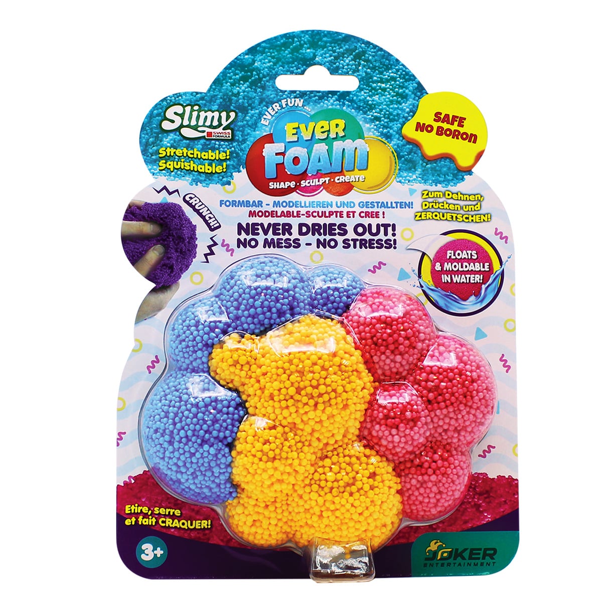 Slime Ever Foam Slimy 3 Culori | Set Modelare Creativ