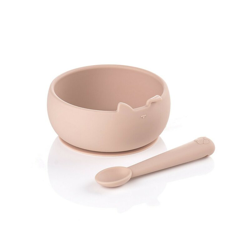Set mese Jane silicon - BPA Free, 2 piese pale