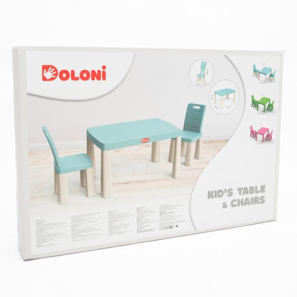 Set masa si scaune Mykids Turquoise - imagine 2