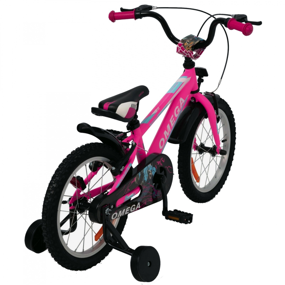 Bicicleta Omega Master 16" Roz, 4-6 Ani - imagine 2