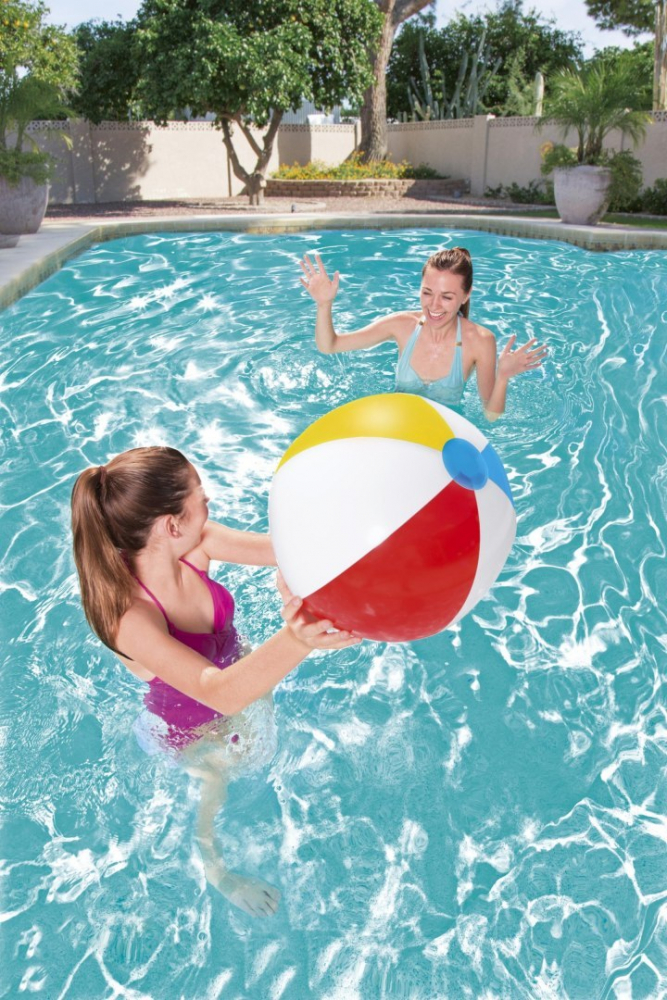 Minge Plaja Multicolora Ikonka, 51cm, PVC - imagine 2