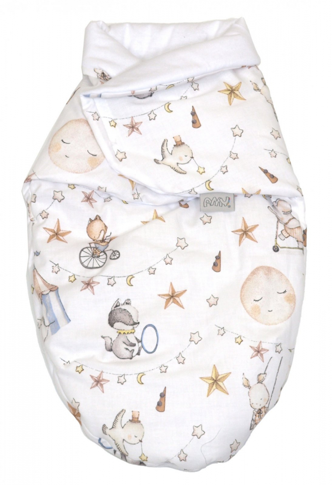 Baby Swaddle BabySoft Albastru - Sistem Infășare Sigură