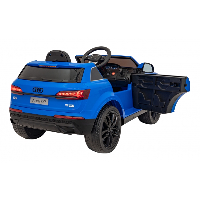 Mașinuță Electrică Audi Q7 New Lift, 70W, Albastru - imagine 4