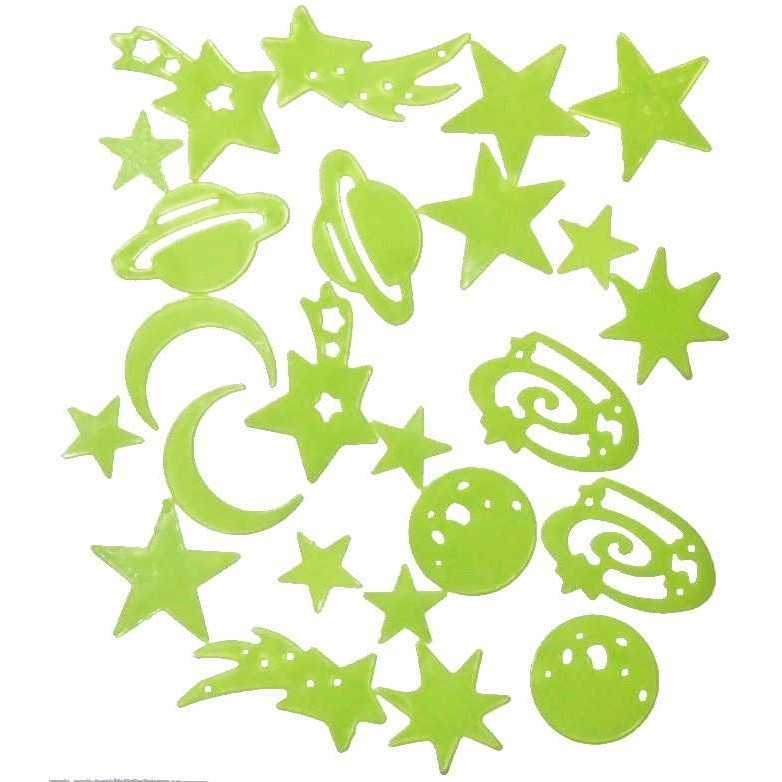 Set 24 Piese Fosforescente Galaxie Bambinice - imagine 2