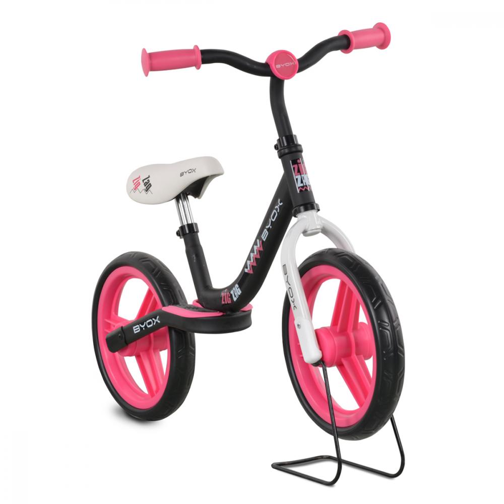 Bicicleta Byox Zig-Zag Pink 12" Fără Pedale - imagine 3
