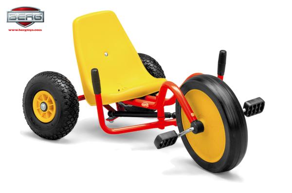Tricicleta Berg Toys Crazy Bike Rosu, 3-8 Ani