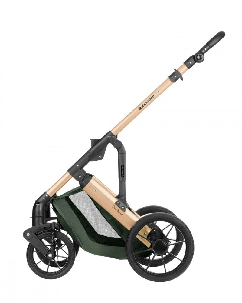 Carucior 3in1 KikkaBoo Darling ArmyGreen - imagine 2