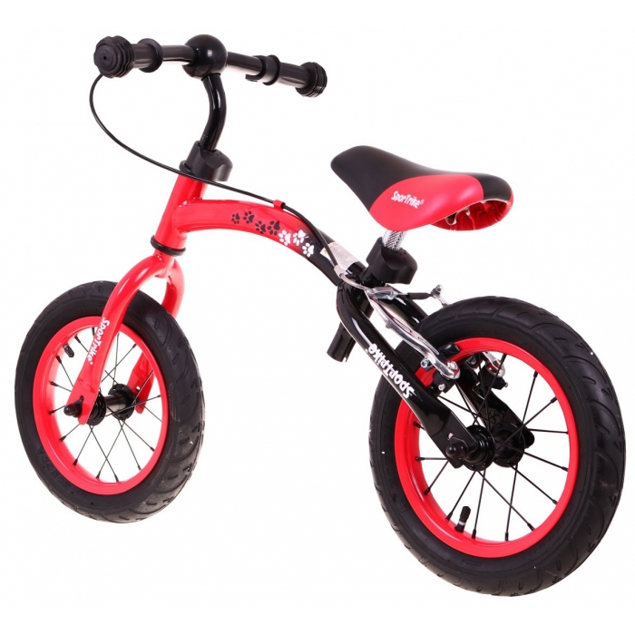 Bicicletă SporTrike fără pedale roșie - imagine 2