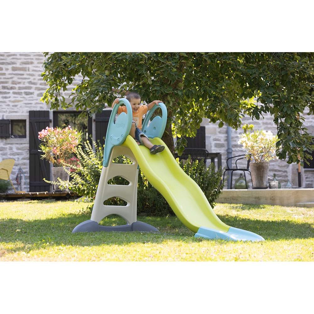 Tobogan Smoby XL Verde cu Albastru - Exterior - imagine 7