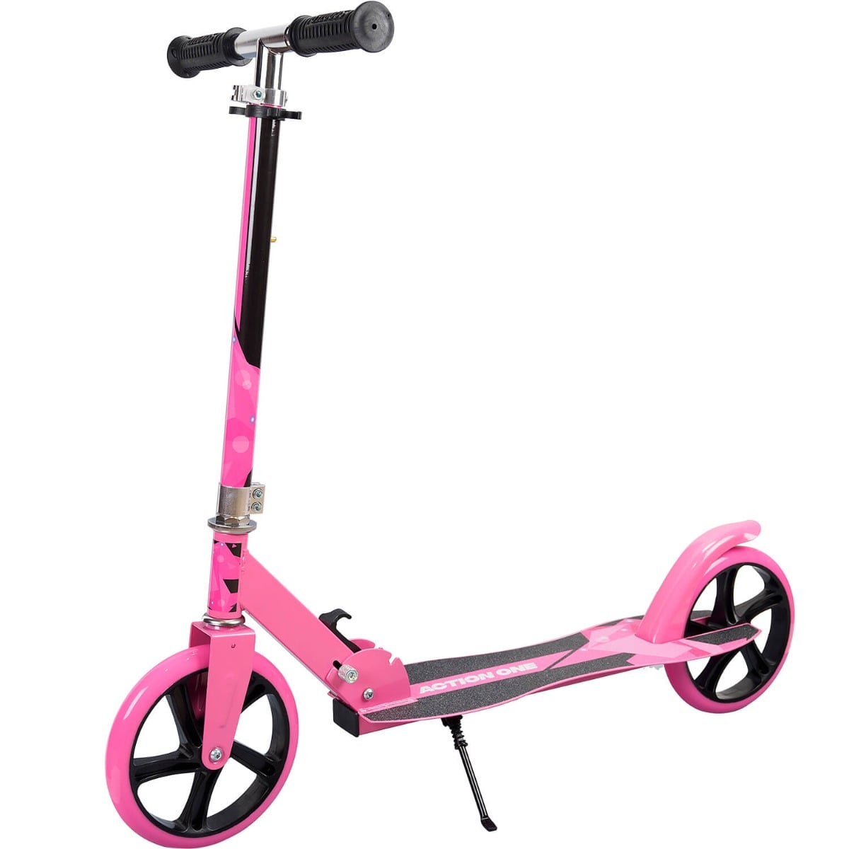 Trotineta Action One Nitro Pink Pliabila, Roti 200mm