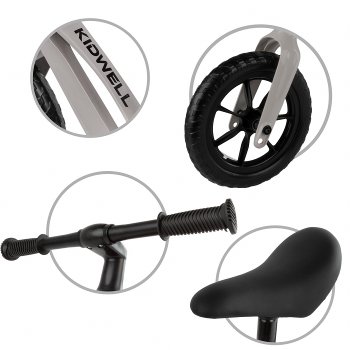 Bicicletă Kidwell Vito fără pedale, cadru magneziu - imagine 3