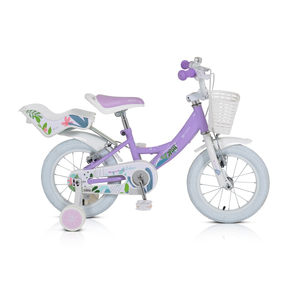 Bicicleta Byox Eden 14" cu Roti Ajutatoare si Portbagaj