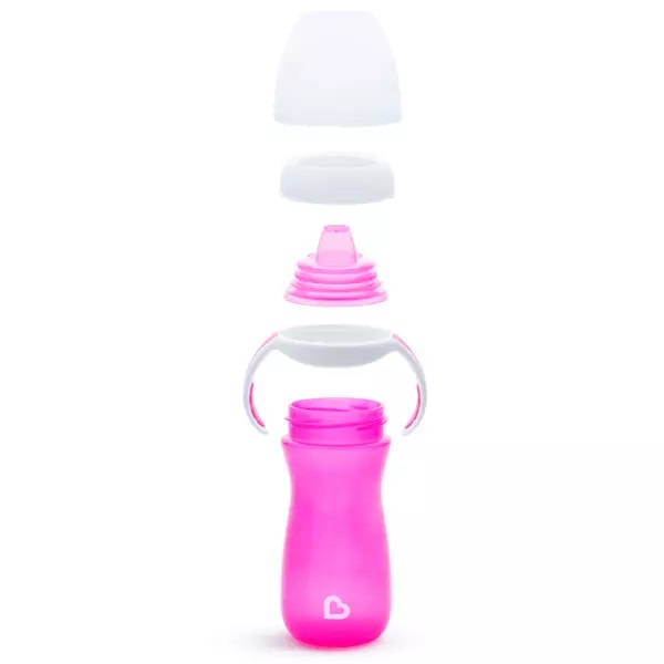 Cana Tranzitie Munchkin Gentle Pink, 296ml - imagine 3
