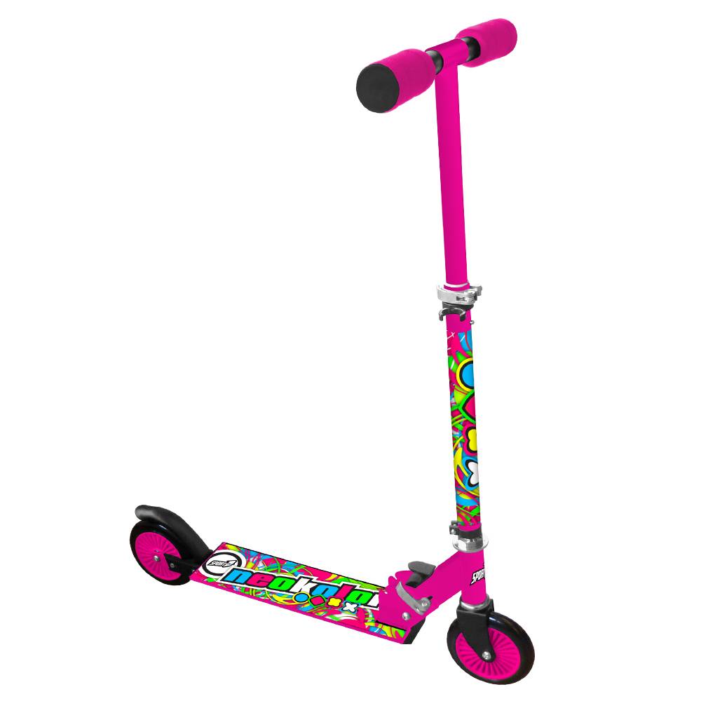 Trotineta Roz Mandelli - Cadru Aluminiu Reglabil - imagine 2