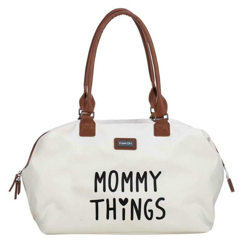 Geanta FreeON Mommy Things Beige | Spațioasă
