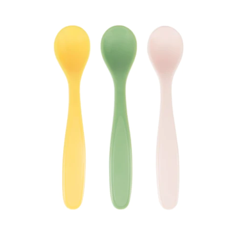 Set 3 lingurite Badabulle flexibile Pastel - imagine 3