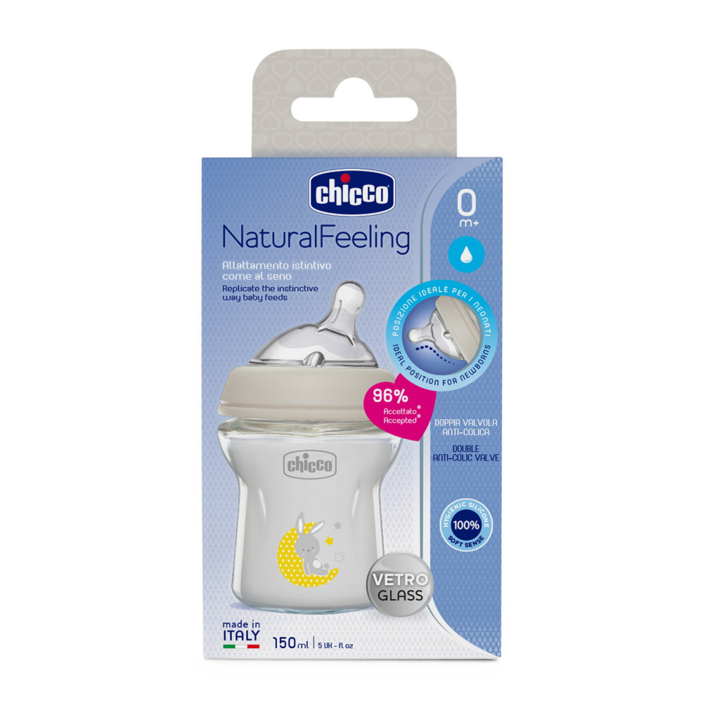 Biberon Sticla Chicco Natural Feeling 150ml - imagine 3