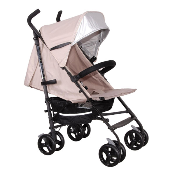 Carucior Sport Coletto Camino Bej, Cadru Aluminiu - imagine 4
