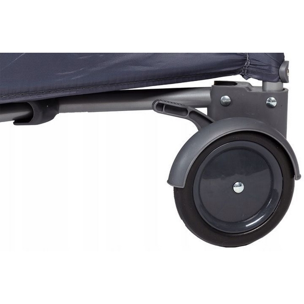 Pătuț pliabil Ecotoys cu 2 nivele, Bleumarin - imagine 3