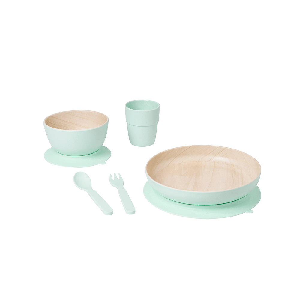 Set Masa 5 Piese Saro Baby Nordic Mint - imagine 3
