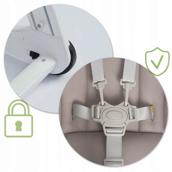 Scaun multifuncțional Ricokids Tugo Gri - imagine 3