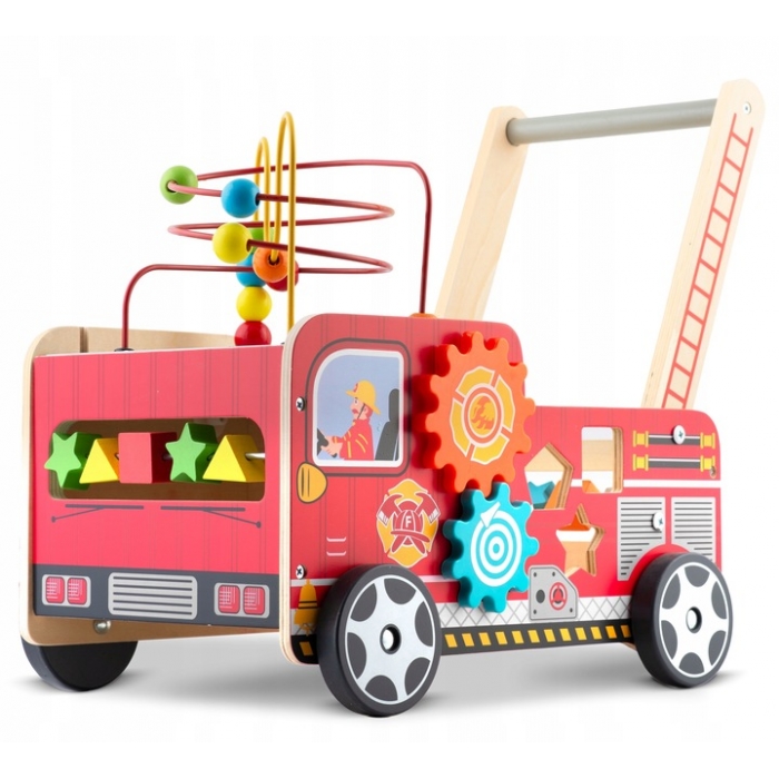 Antemergator Lemn Masina Pompieri Ricokids | Joc Activ
