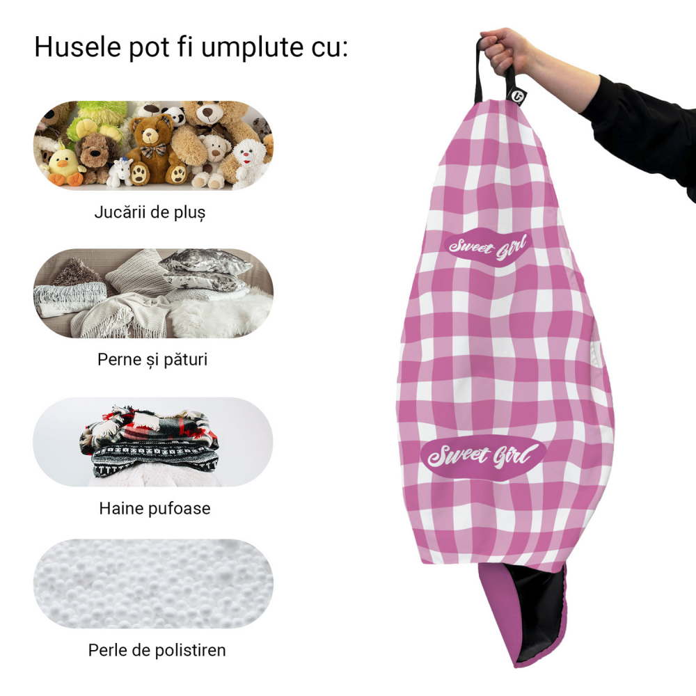 Husa Puf Para XL Sweet Girl | Updeco